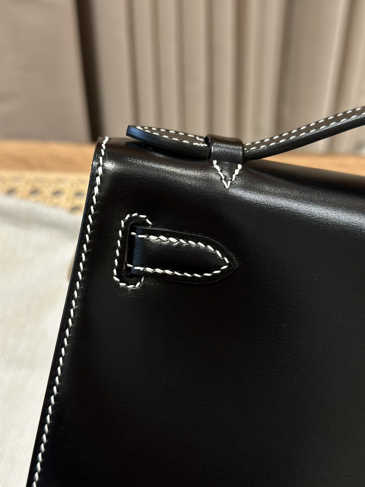 Hermès  Kelly Pochette 1 Black Box