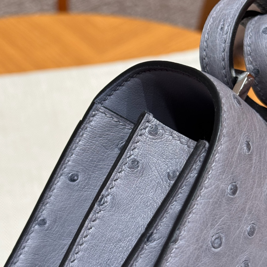 Hermès Constance 19 Girs Agate KK ostrich imported