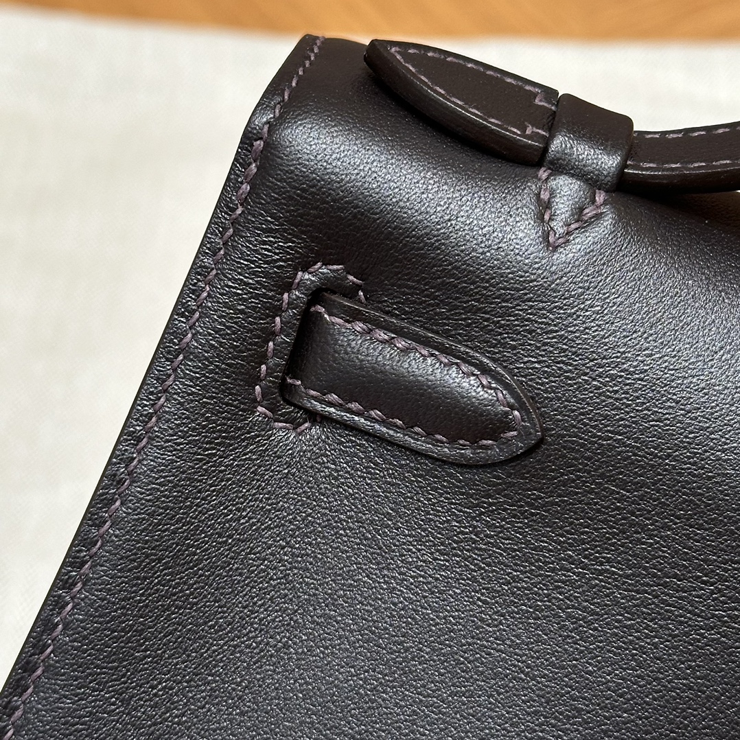 Hermès  Kelly Pochette 1 Ebene Swift