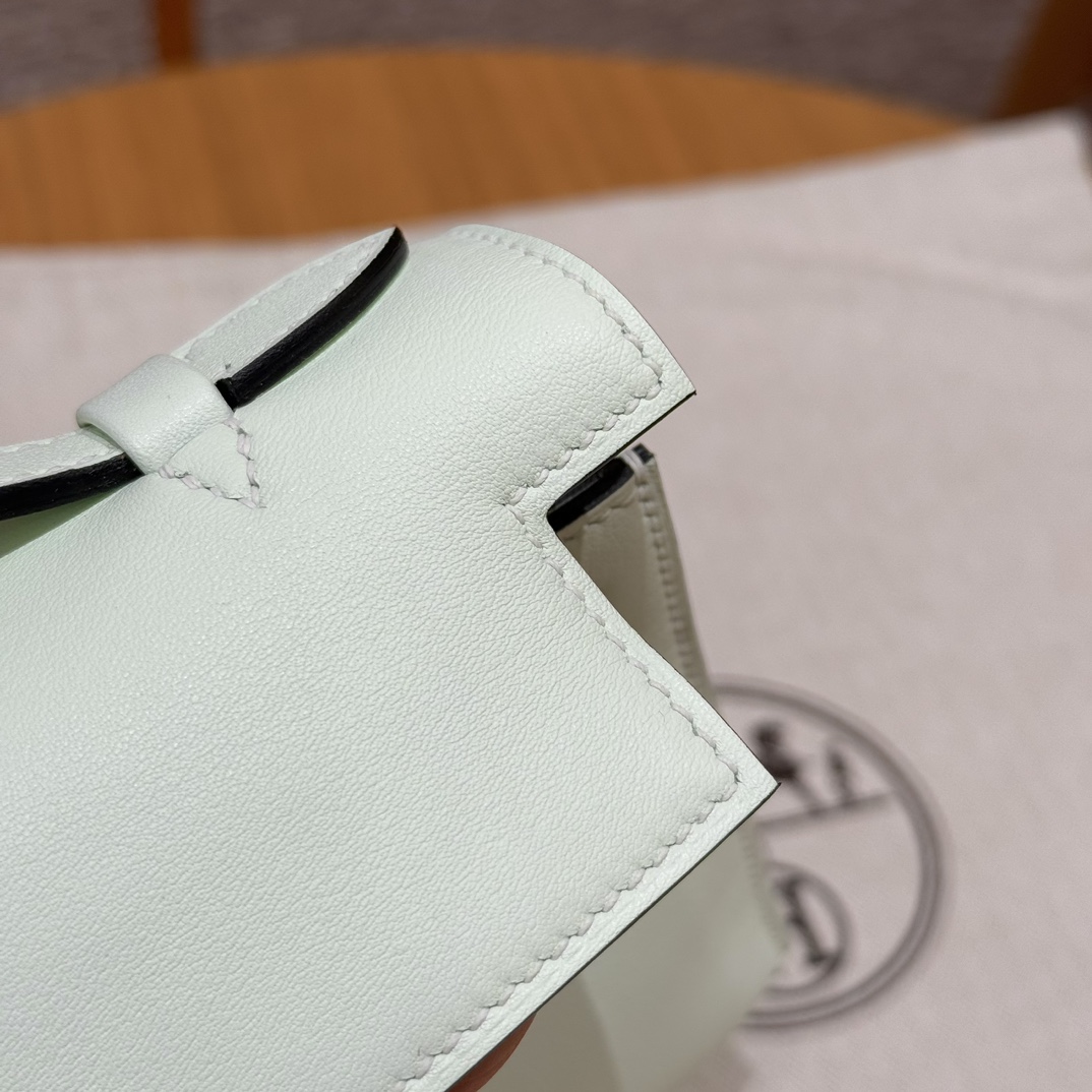 Hermès  Kelly Pochette 1  Vert Fizz Swift