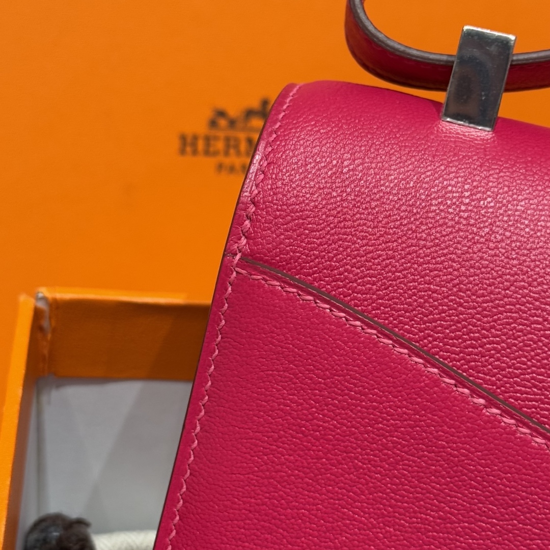 Hermès Constance 24 Framboise Chèvre