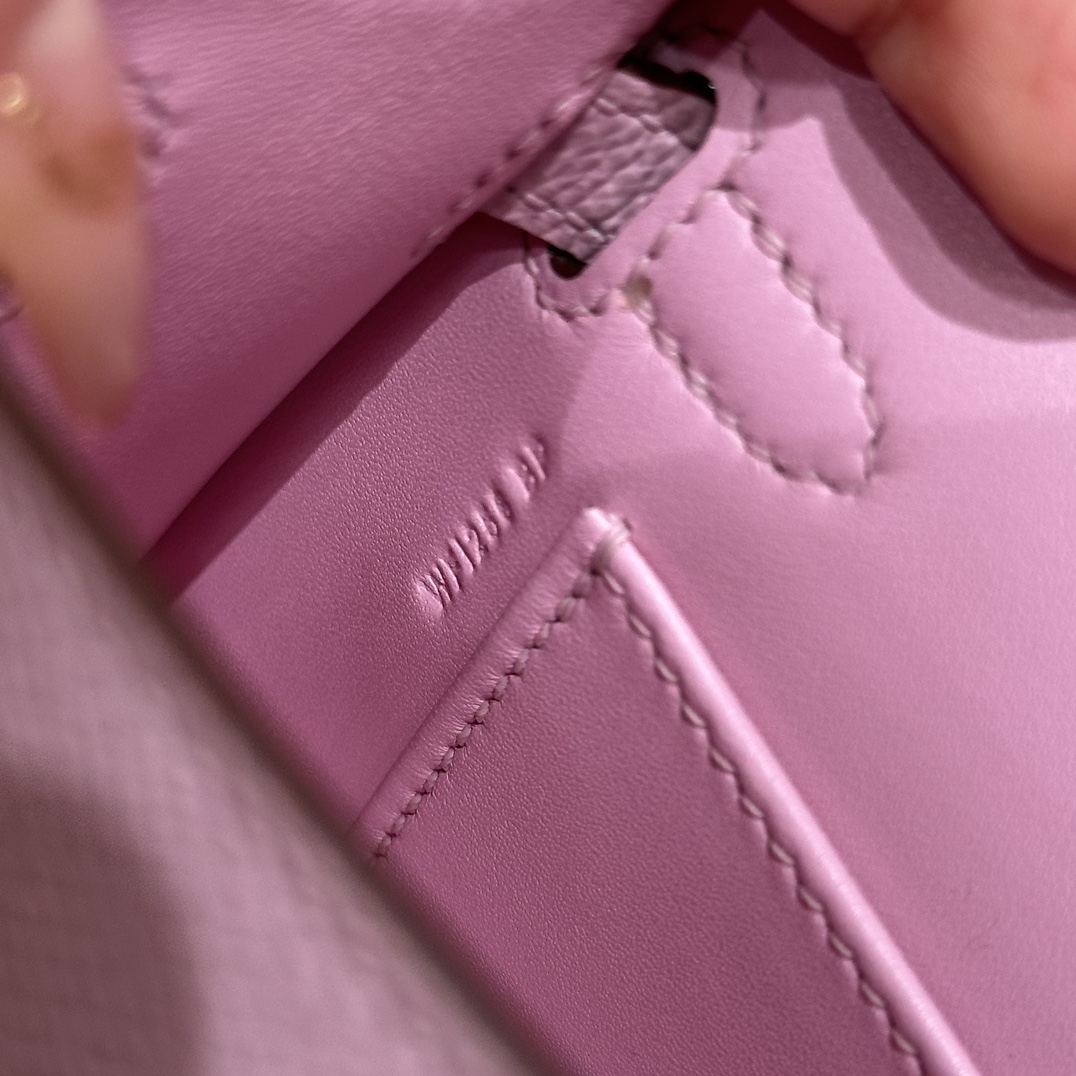 ermès  Mini Kelly2 Size19 Mauve  Epsom