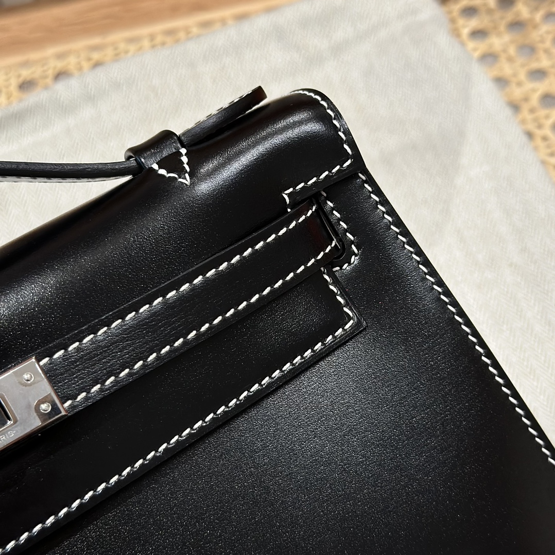 Hermès  Kelly Pochette 1 Black Box