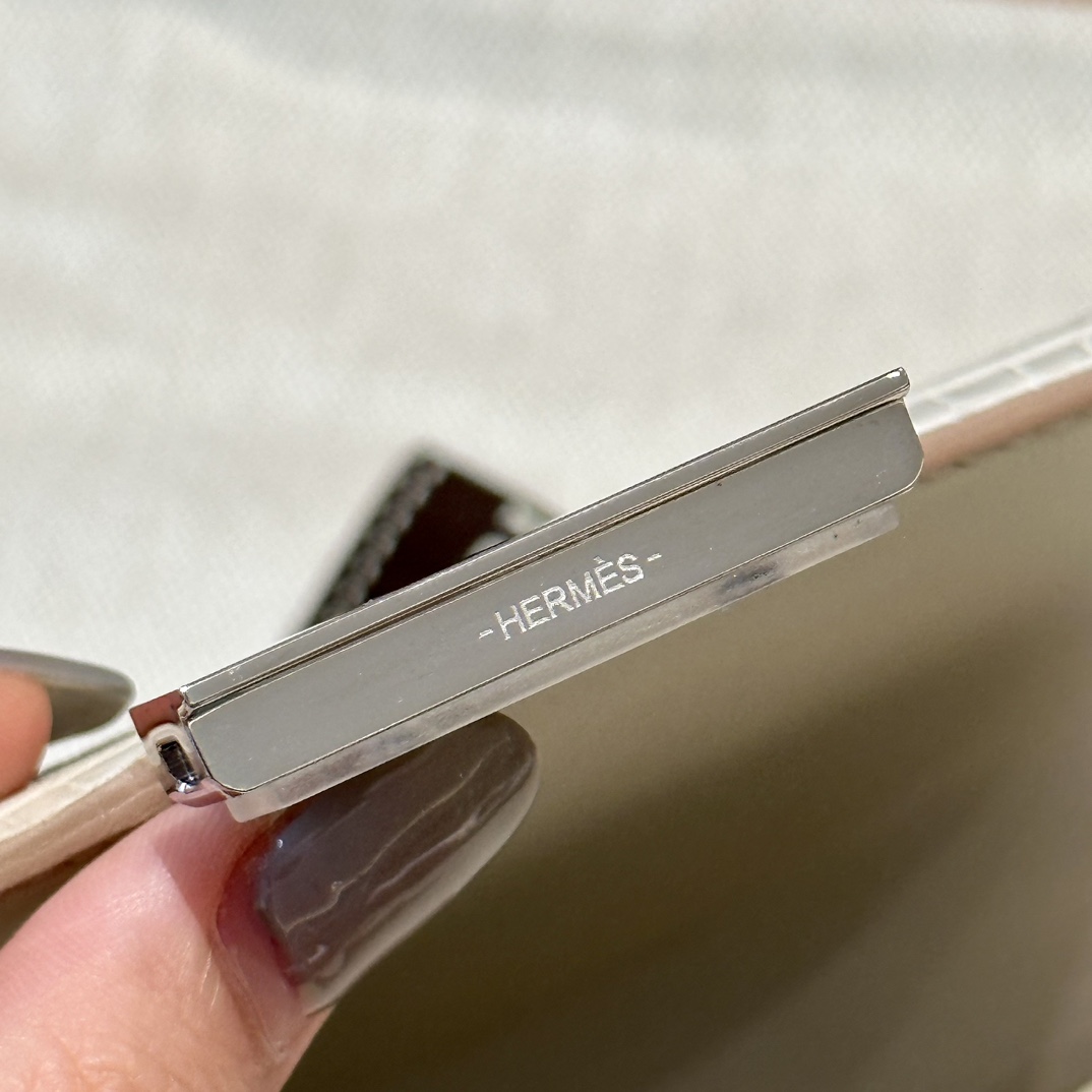 Hermès Constance 19  Beton  Alligator shiny crocodile🐊