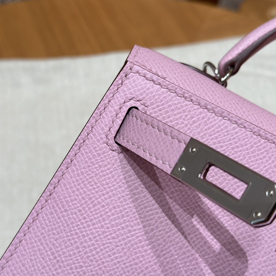 ermès  Mini Kelly2 Size19 Mauve  Epsom