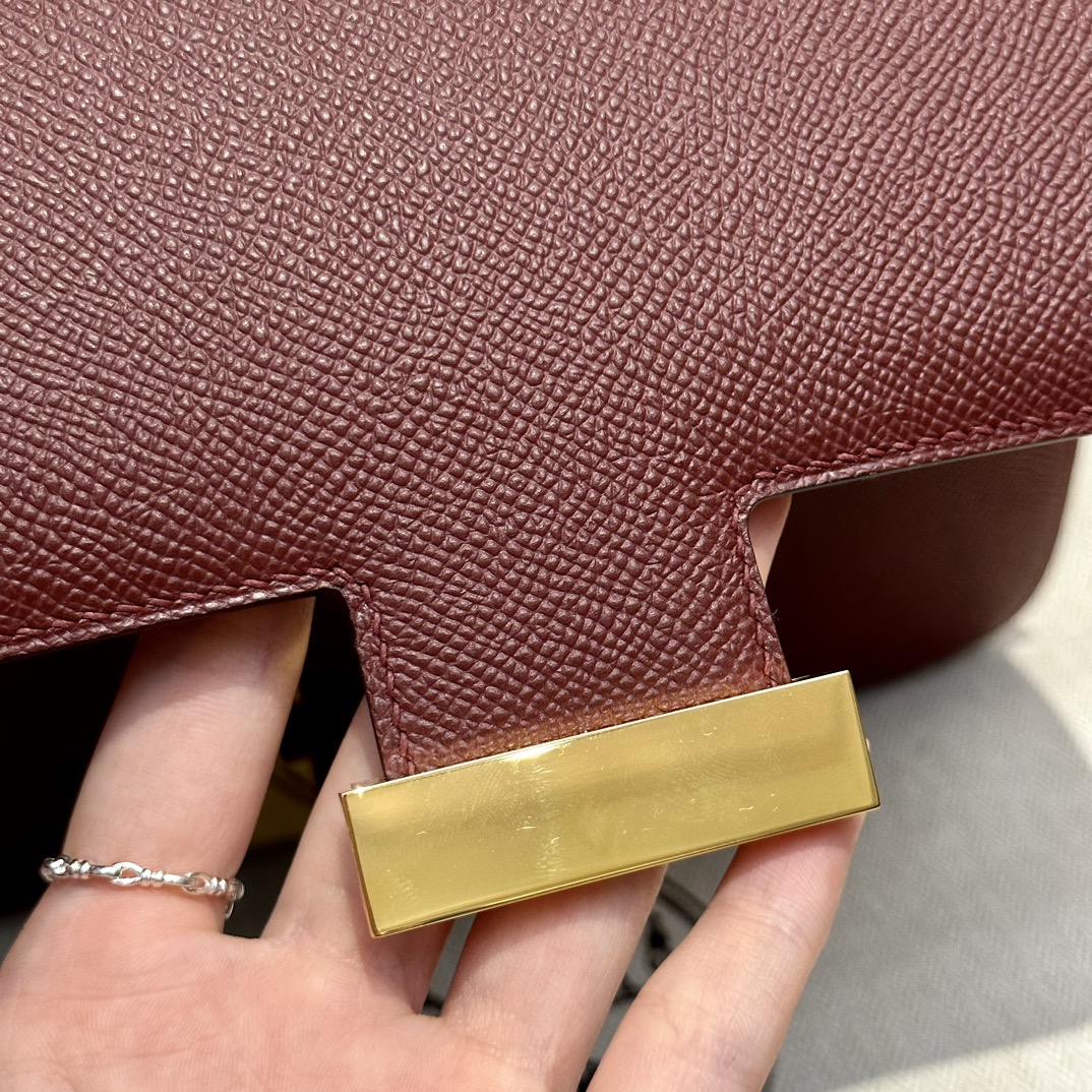 Hermès Constance 24 H Red Epsom