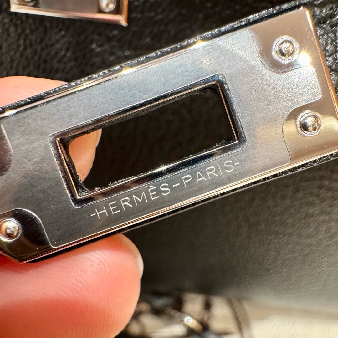 Hermès  Mini Kelly2 Size19 noir chèvre