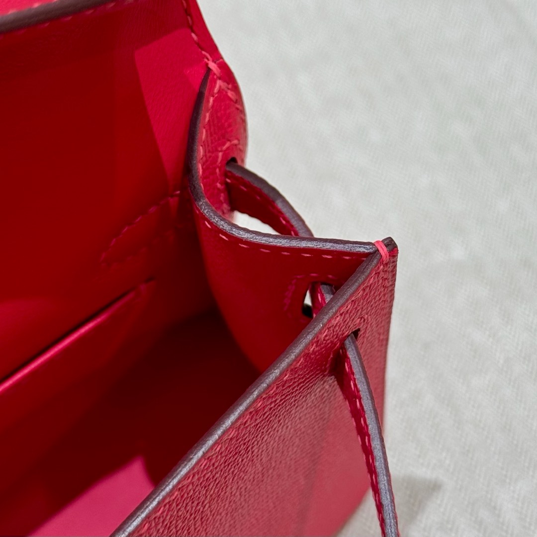 Hermès  Mini Kelly2 Size19 Rose extreme epsom