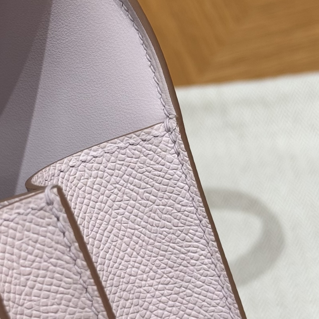 Hermès Constance 19 Mauve pale  Chèvre Mirror