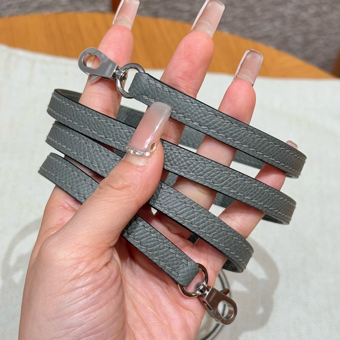 Hermès  Mini Kelly2 Size19 Gris Mayer Epsom