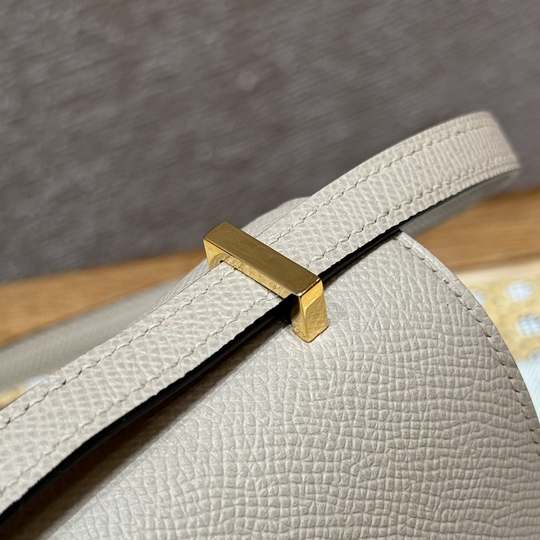Hermès Constance 19 Gris tourtelle Epsom