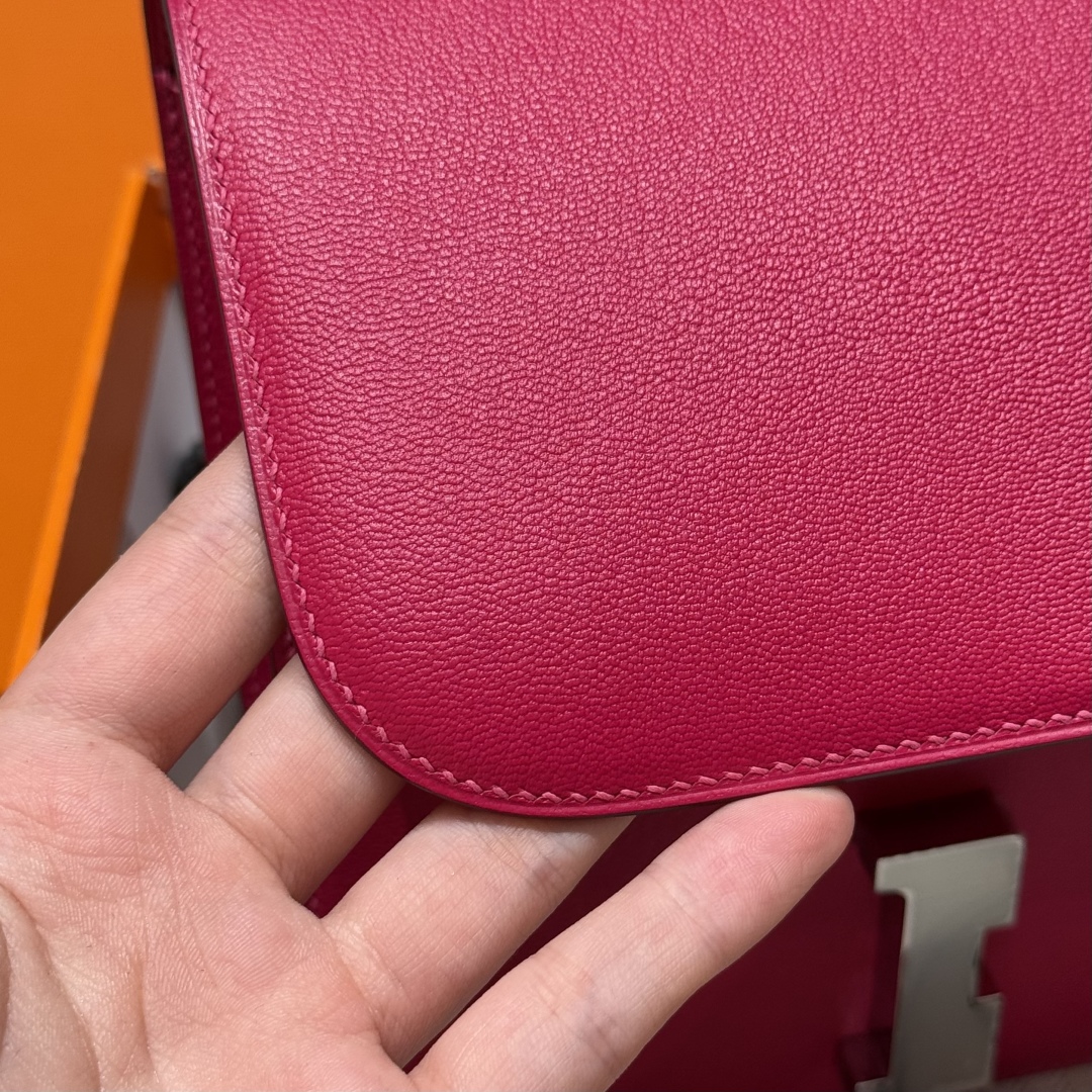 Hermès Constance 24 Framboise Chèvre