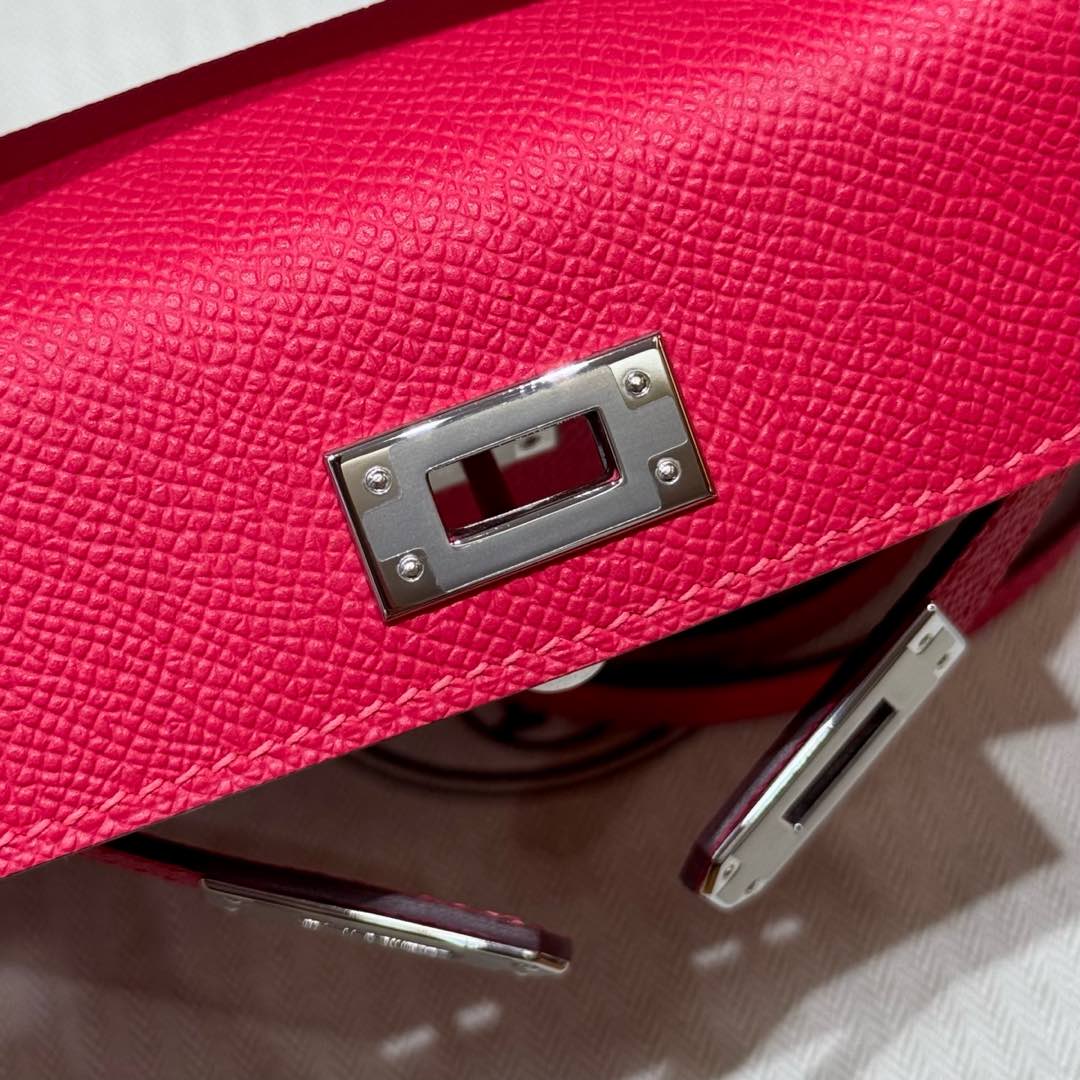 Hermès  Mini Kelly2 Size19 Rose extreme epsom