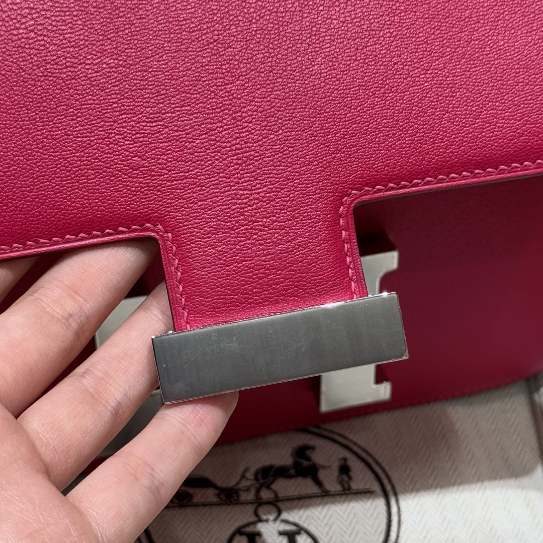 Hermès Constance 24 Framboise Chèvre