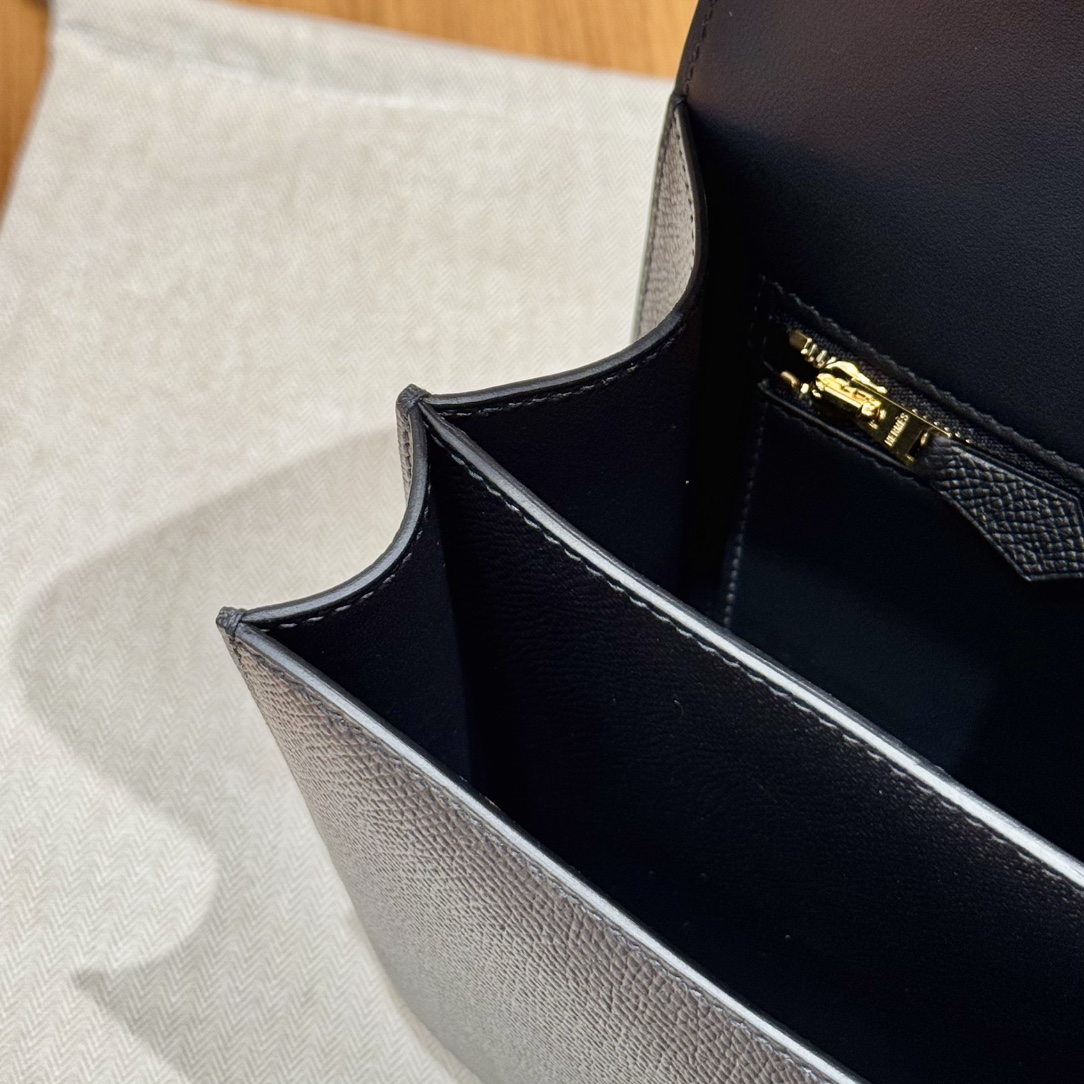 Hermès Constance 24 Noir Epsom