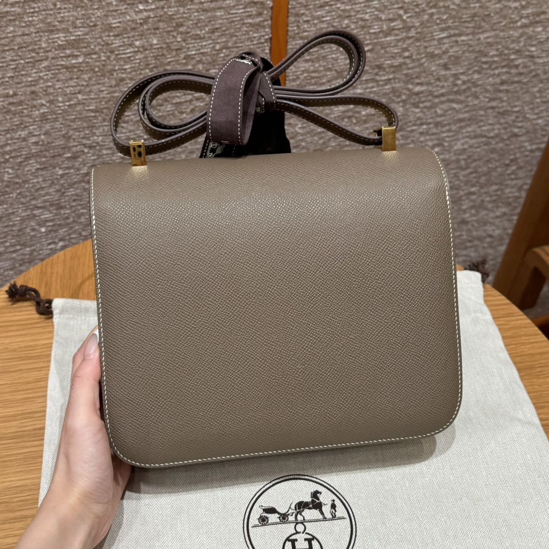 Hermès Constance 24 Etoupe Epsom