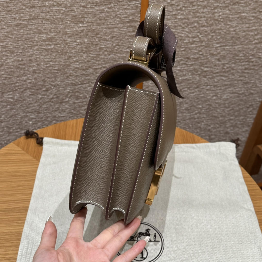 Hermès Constance 24 Etoupe Epsom