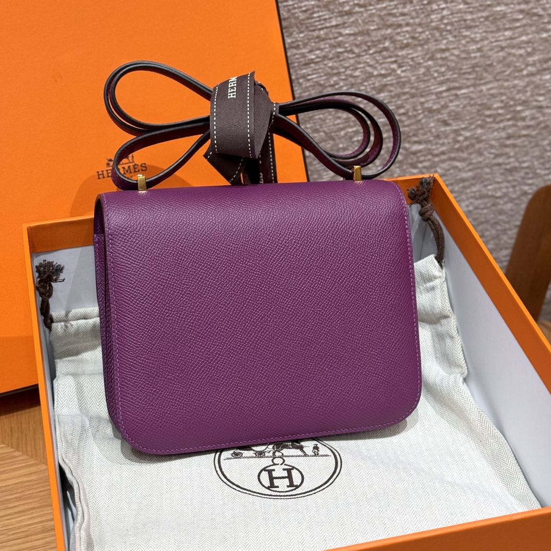 Hermès Constance 19 Anemone Epsom