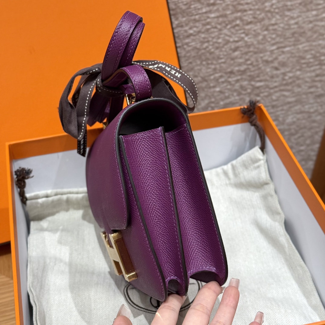 Hermès Constance 19 Anemone Epsom