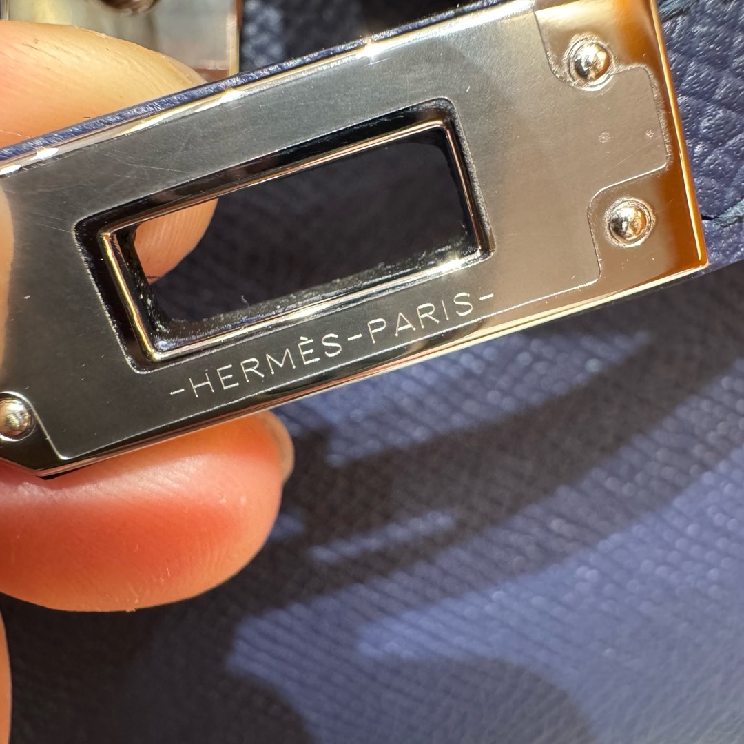 Hermès  Mini Kelly2 Size19 Blue saphir epsom