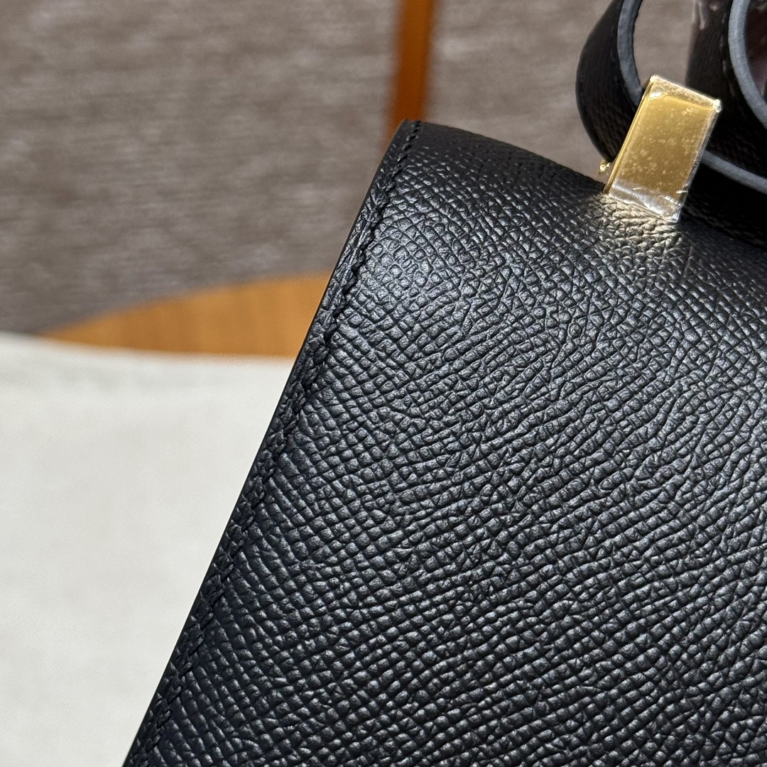 Hermès Constance 24 Noir Epsom