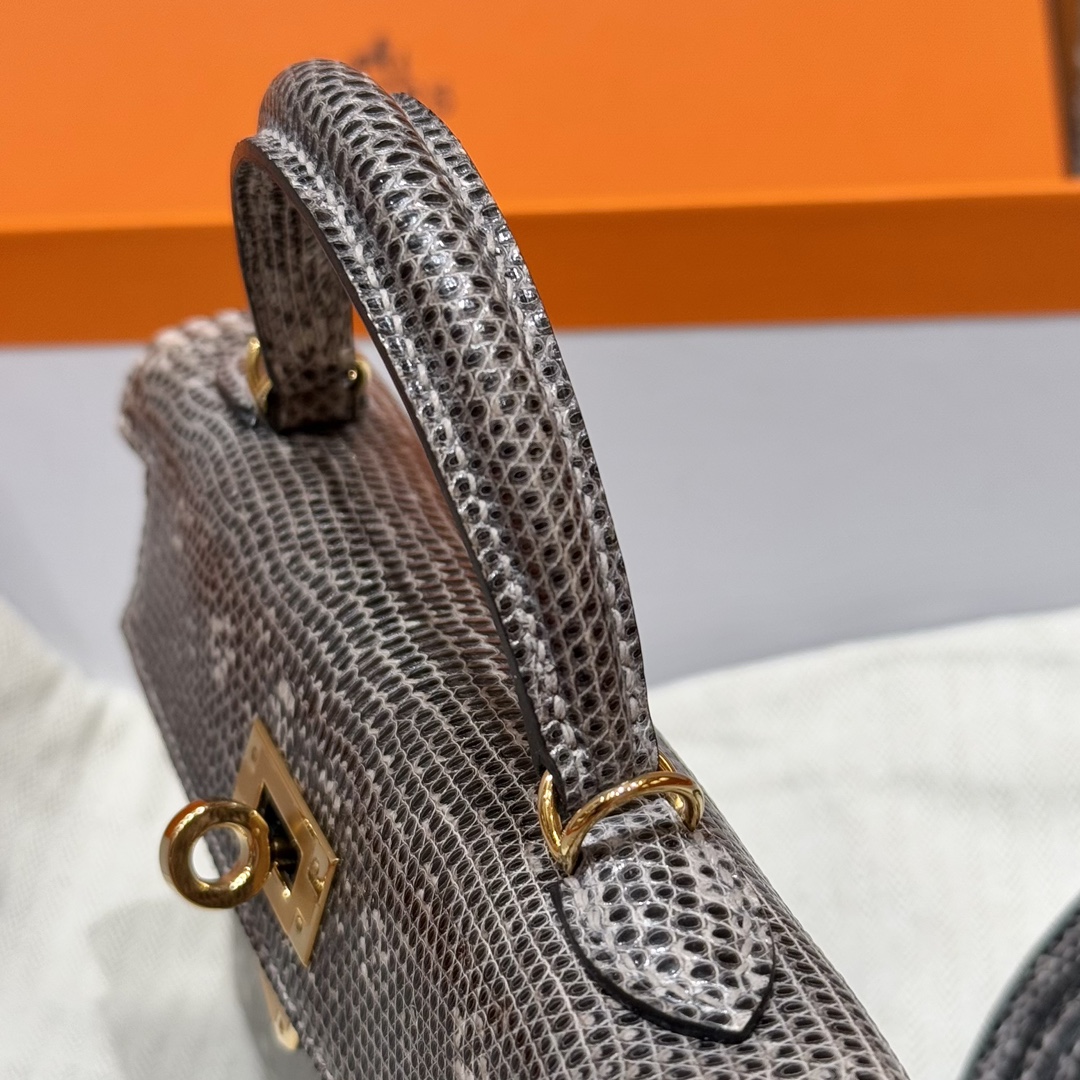 Hermès  Mini Kelly2 Size19 Ombre Lizard imported