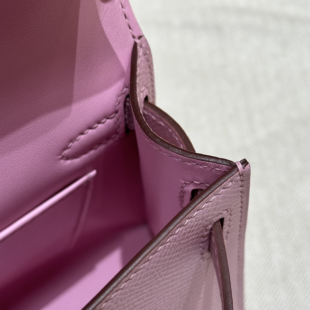 ermès  Mini Kelly2 Size19 Mauve  Epsom