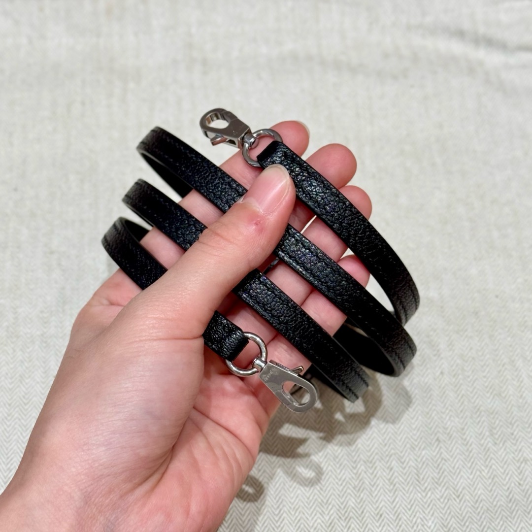 Hermès  Mini Kelly2 Size19 noir chèvre