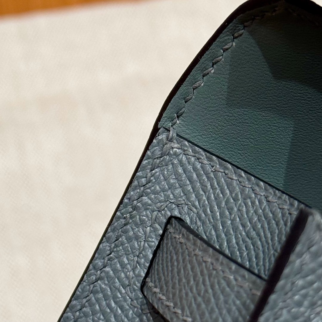 Hermès  Mini Kelly2 Size19 Vert Amanda  epsom