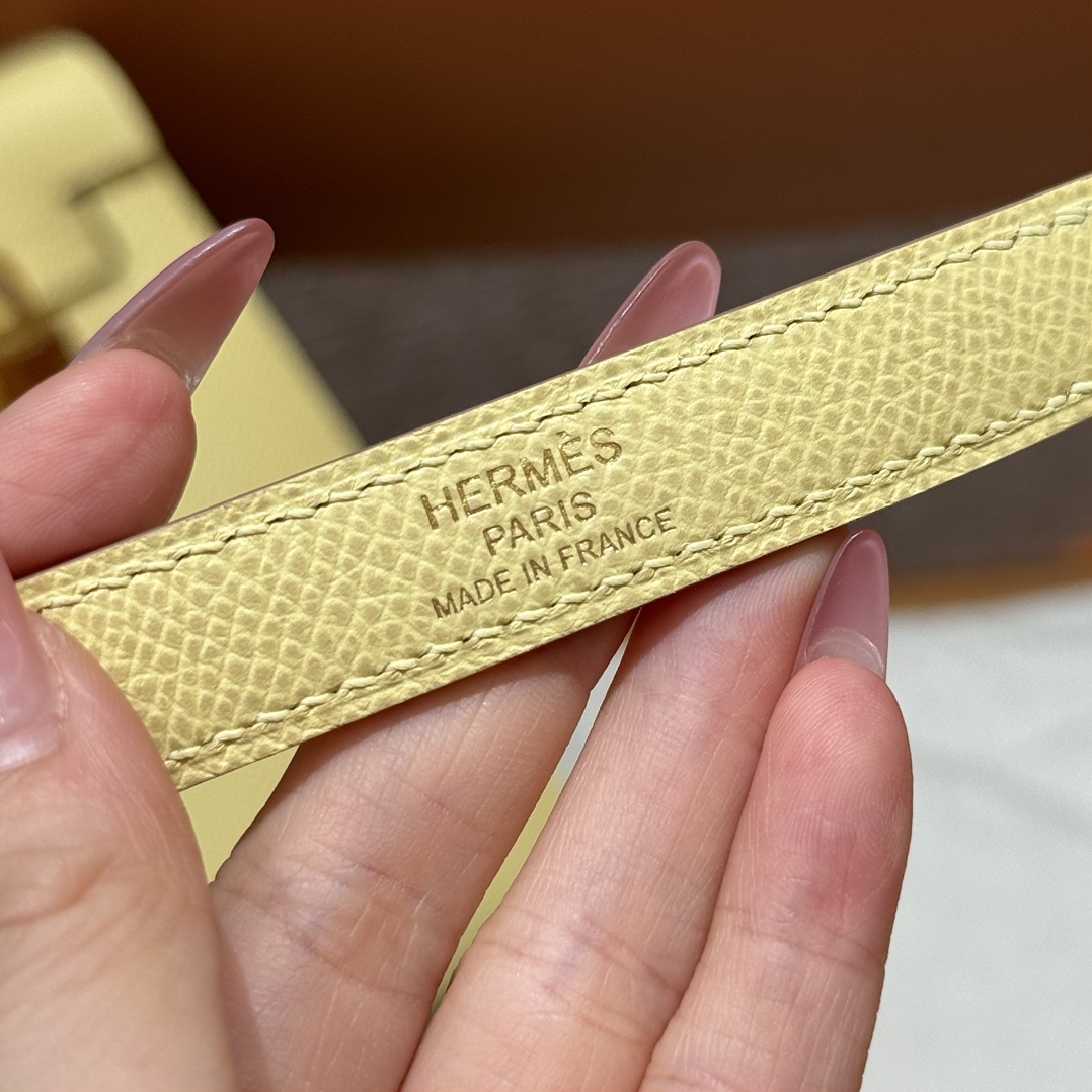 Hermès  Kelly 25 Jaune Poussin eposm