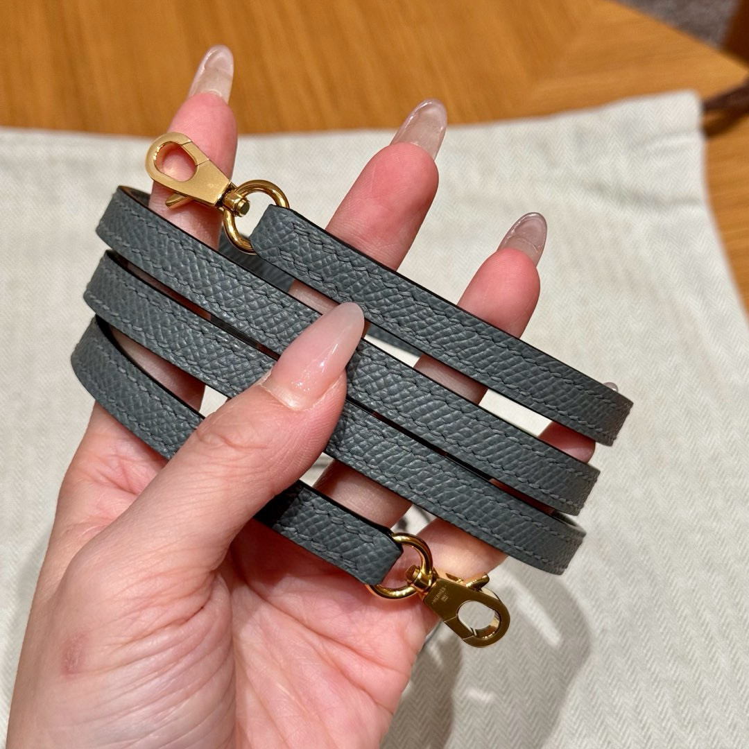 Hermès  Mini Kelly2 Size19 Vert Amanda  epsom