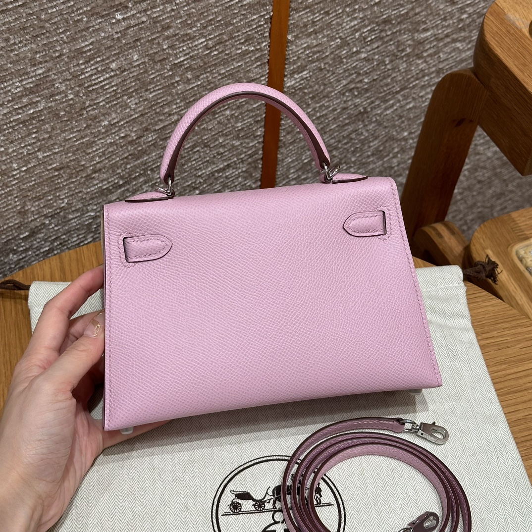 ermès  Mini Kelly2 Size19 Mauve  Epsom