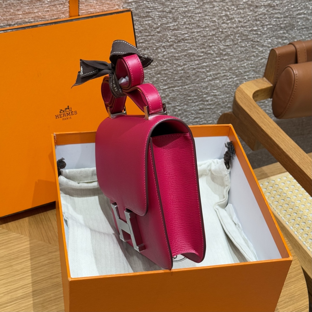 Hermès Constance 24 Framboise Chèvre