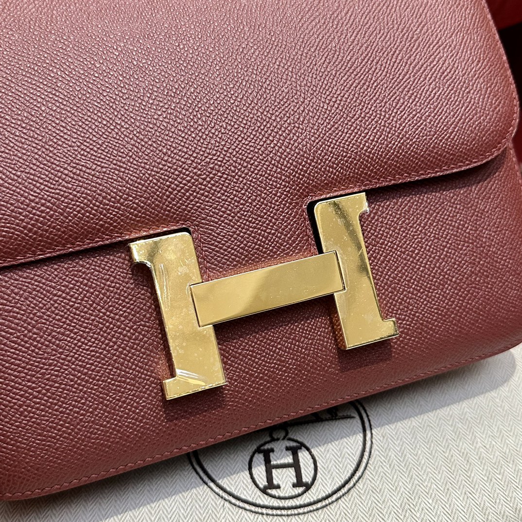 Hermès Constance 24 H Red Epsom