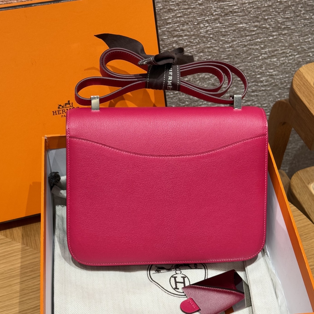 Hermès Constance 24 Framboise Chèvre