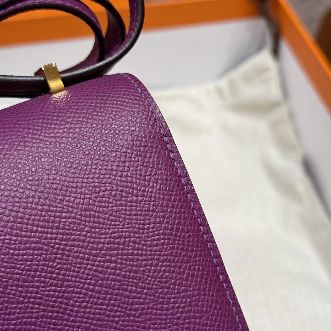 Hermès Constance 19 Anemone Epsom