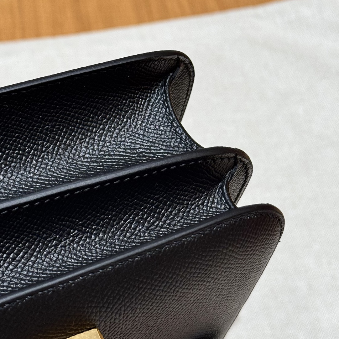 Hermès Constance 24 Noir Epsom
