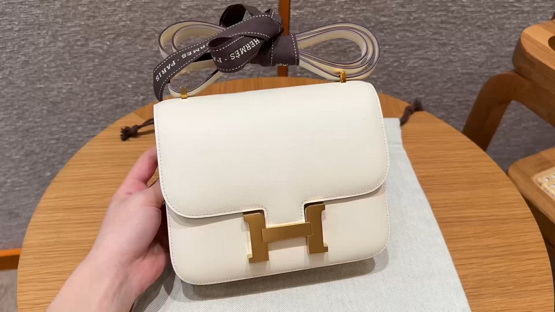 Hermès Constance 19 Nata Epsom