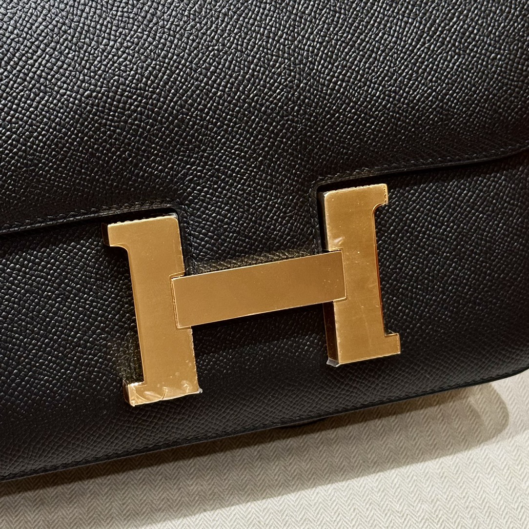 Hermès Constance 24 Noir Epsom