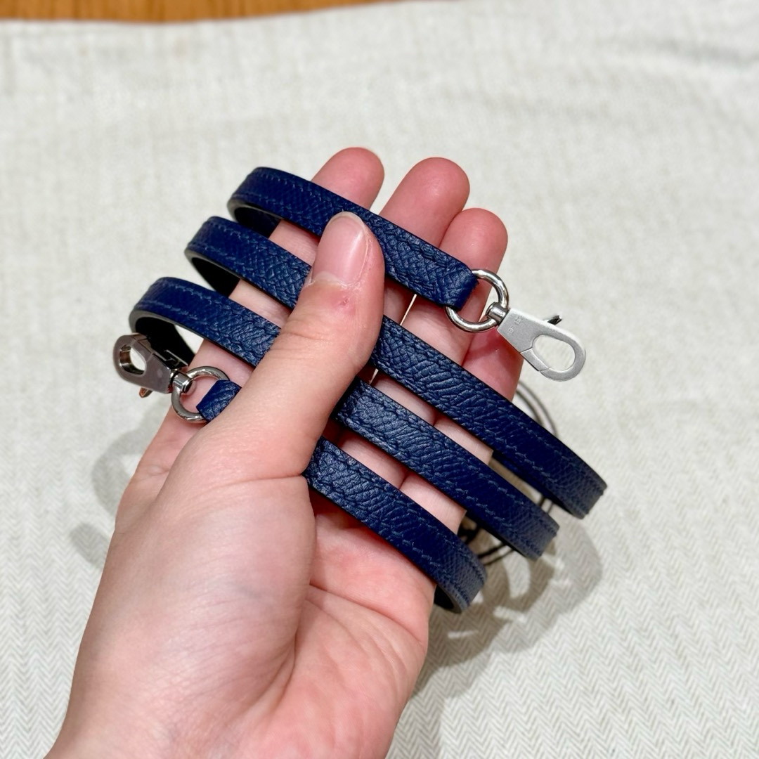 Hermès  Mini Kelly2 Size19 Blue saphir epsom