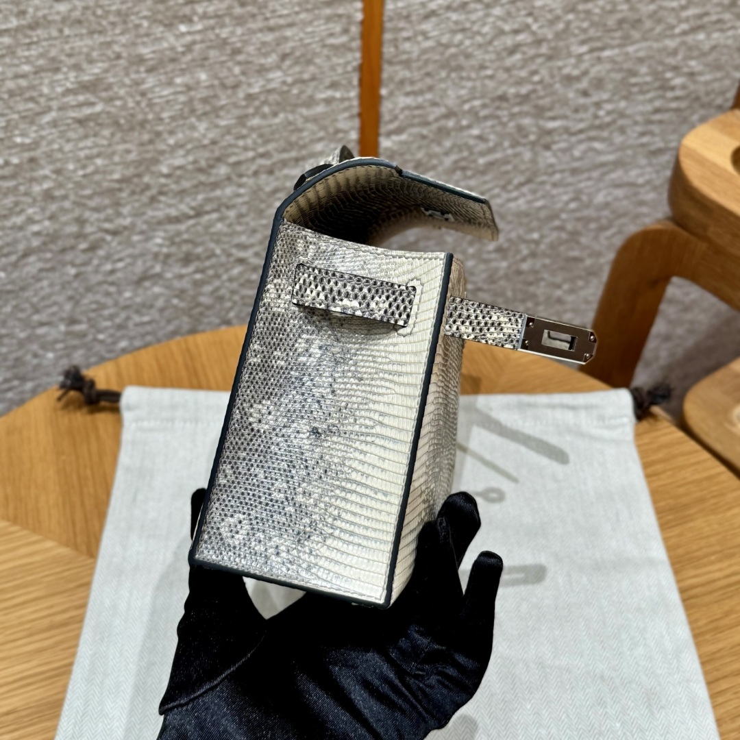 Hermès  Kelly Pochette 1 Ombre Lizard imported