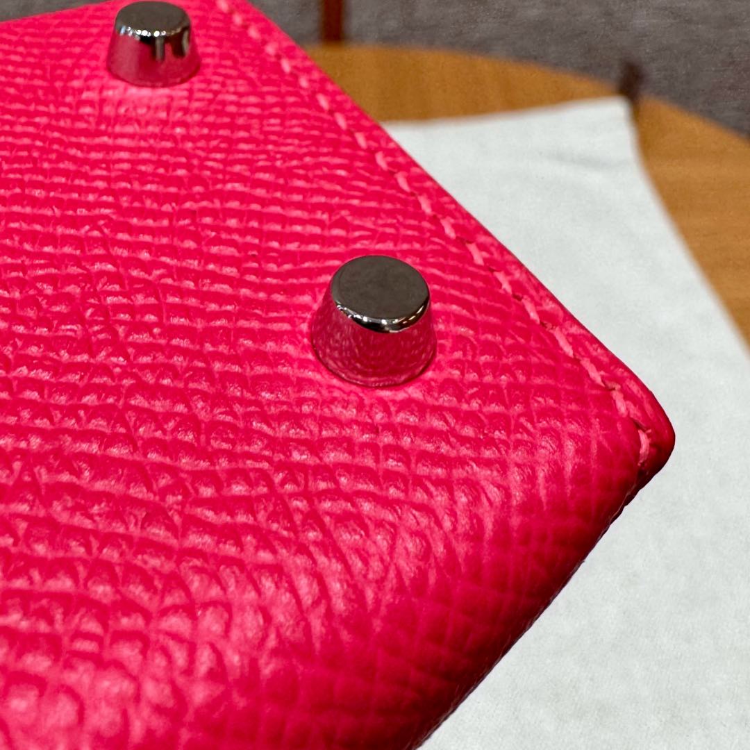 Hermès  Mini Kelly2 Size19 Rose extreme epsom