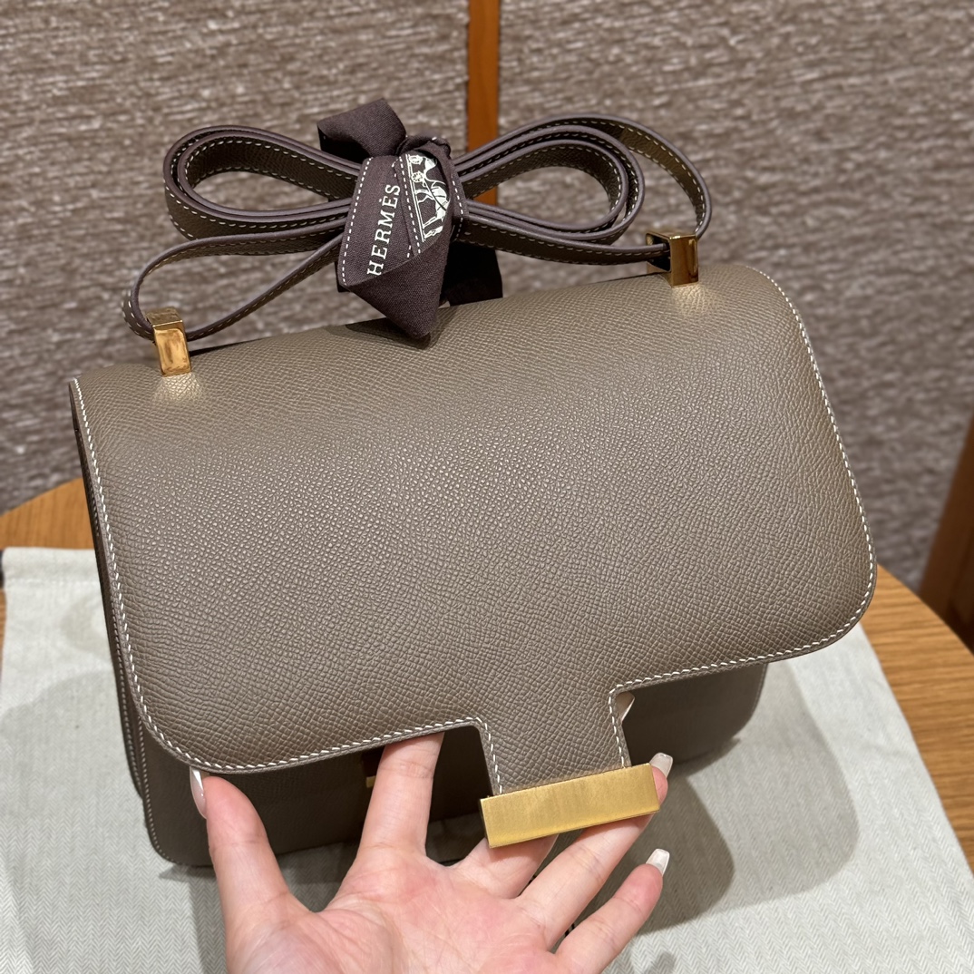 Hermès Constance 24 Etoupe Epsom