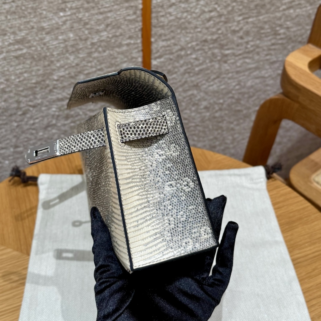 Hermès  Kelly Pochette 1 Ombre Lizard imported