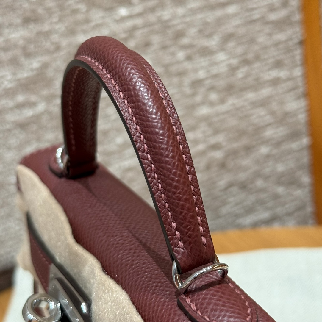 Hermès  Mini Kelly2 Size19  Rouge H  Epsom