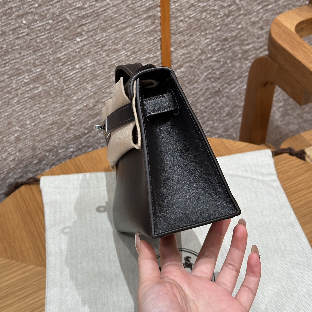 Hermès  Kelly Pochette 1 Ebene Swift