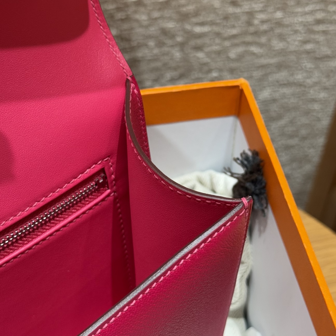 Hermès Constance 24 Framboise Chèvre