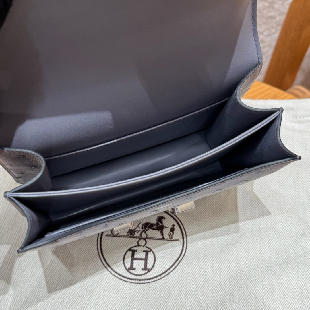 Hermès Constance 19 Girs Agate KK ostrich imported
