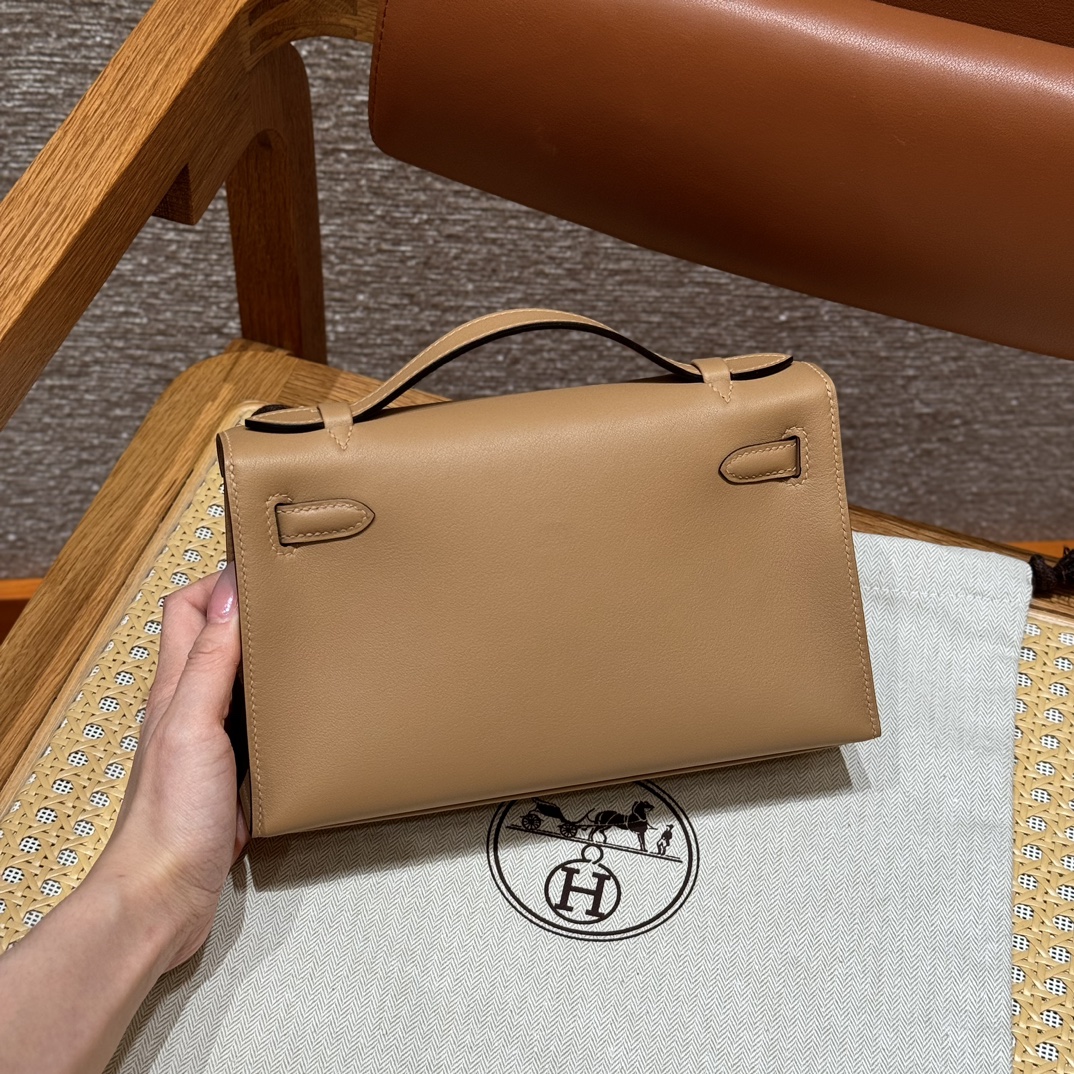 Hermès  Kelly Pochette 1 Chai Swift