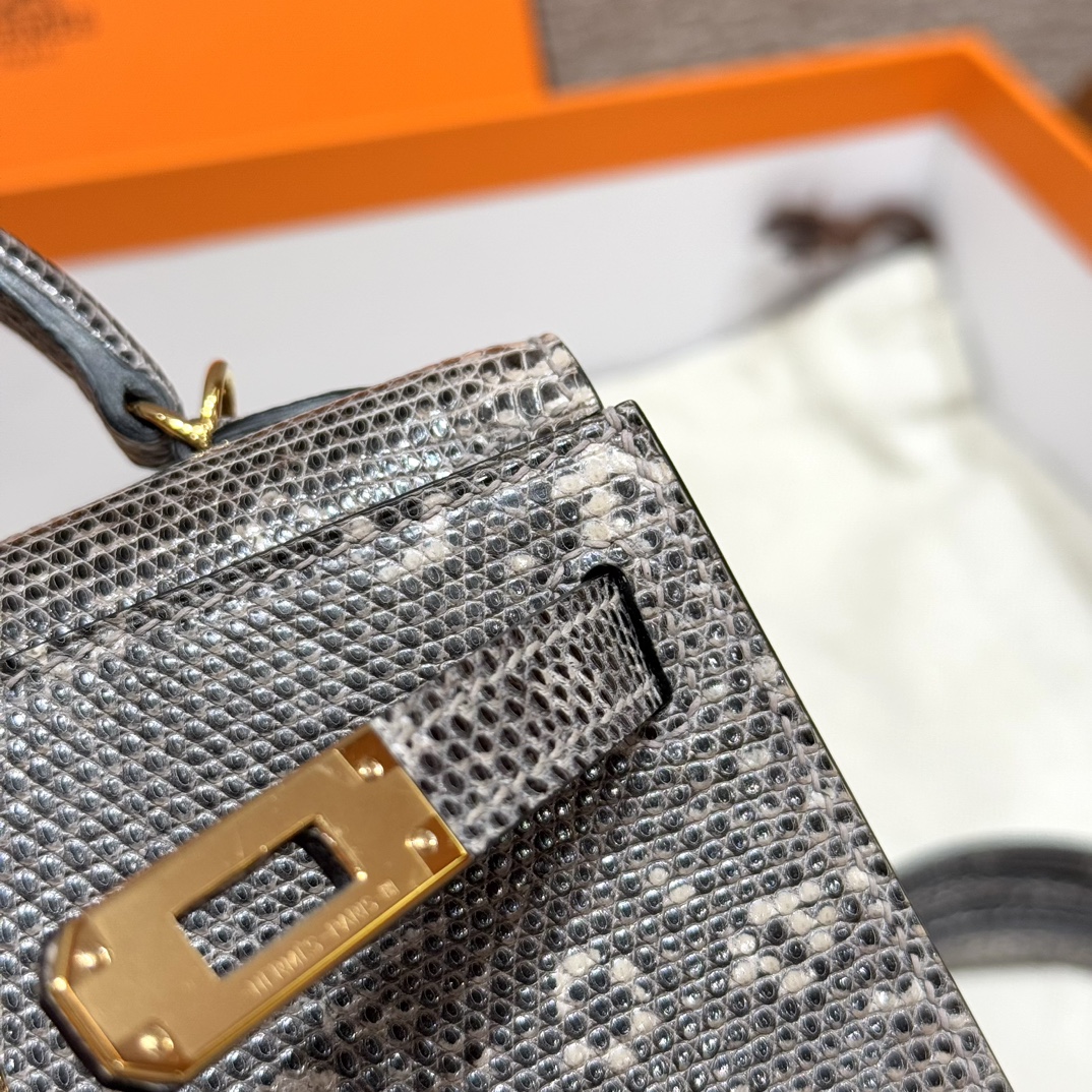 Hermès  Mini Kelly2 Size19 Ombre Lizard imported